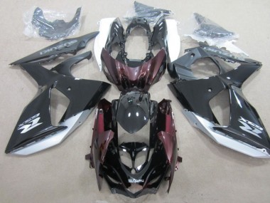 Wholesale 2009-2016 Suzuki GSXR 1000 Motorcycle Fairing - Glossy Black Silver Canada