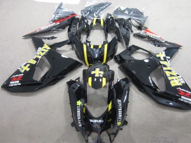 Wholesale 2009-2016 Suzuki GSXR 1000 Motorcycle Fairings - Glossy Black Yellow Rizla Lumber Jack Canada