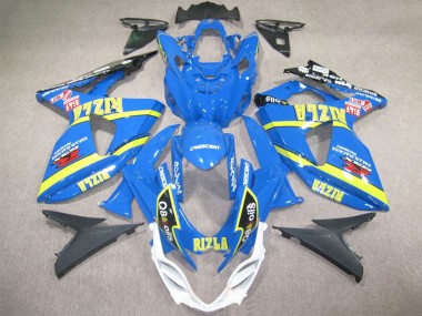 Wholesale 2009-2016 Suzuki GSXR 1000 Motorcycle Fairings - Blue Yellow Rizla Q8 Oils Canada