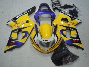 Wholesale 2001-2003 Suzuki GSXR 600 Motorcycle Fairings - Yellow Purple Black Canada