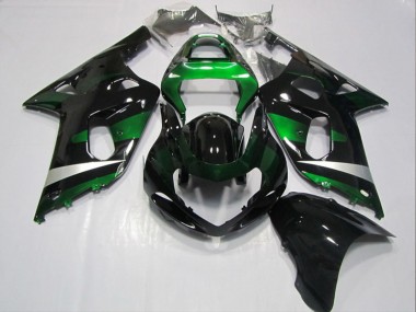 Wholesale 2001-2003 Suzuki GSXR 600 Motorcycle Fairings - Glossy Black Green Canada