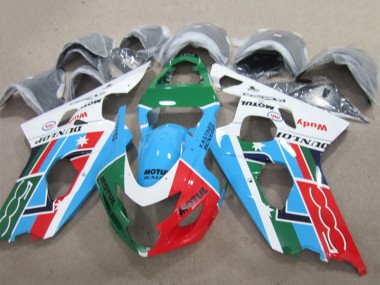 Wholesale 2004-2005 Suzuki GSXR 600 Motorcycle Fairings - White Blue Green Red Motul Canada