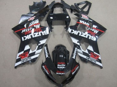 Wholesale 2004-2005 Suzuki GSXR 600 Motorcycle Fairings - Glossy Black Red White Telefumica MoviStar Canada