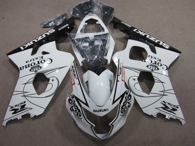 Wholesale 2004-2005 Suzuki GSXR 600 Motorcycle Fairings - White Black Corona Extra Motul Canada