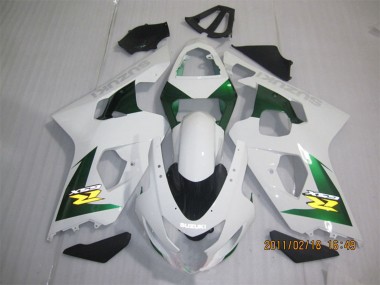Wholesale 2004-2005 Suzuki GSXR 600 Motorcycle Fairings - White Green Yellow Black Canada
