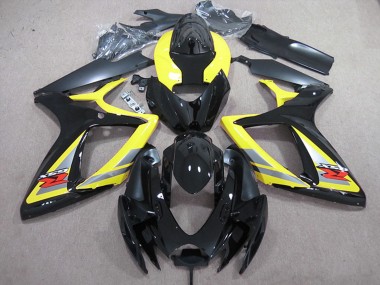 Wholesale 2006-2007 Suzuki GSXR 600 Motorcycle Fairings - Yellow Grey Black Canada