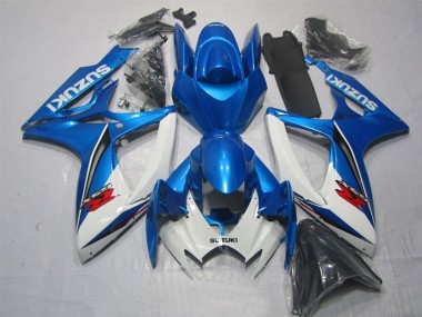 Wholesale 2006-2007 Suzuki GSXR 600 Motorcycle Fairing - White Blue Red Canada