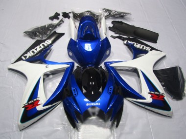 Wholesale 2006-2007 Suzuki GSXR 600 Motorcycle Fairings - White Blue Glossy Black Red Canada
