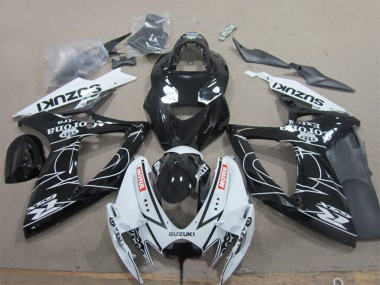 Wholesale 2006-2007 Suzuki GSXR 600 Motorcycle Fairings - White Black Corona Extra Motul Canada