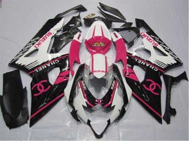 Wholesale 2006-2007 Suzuki GSXR 600 Motorcycle Fairings - White Pink Black Chanel Canada