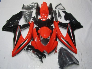 Wholesale 2008-2010 Suzuki GSXR 600 Motorcycle Fairings - Red Black Canada