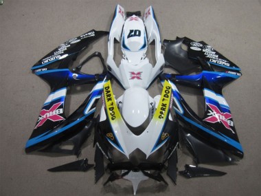 Wholesale 2008-2010 Suzuki GSXR 600 Motorcycle Fairings - White Blue Black Yellow Dark Dog Pink X Canada
