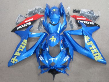 Wholesale 2008-2010 Suzuki GSXR 600 Motorcycle Fairings - Blue Yellow Red Black Rizla Motul Canada