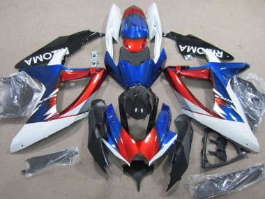Wholesale 2008-2010 Suzuki GSXR 600 Motorcycle Fairings - White Red Blue Black Rizoma Canada