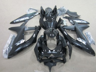 Wholesale 2008-2010 Suzuki GSXR 600 Motorcycle Fairings - Glossy Black White Canada