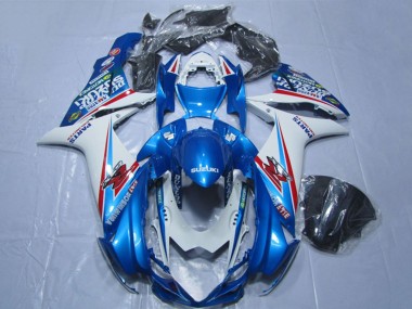 Wholesale 2011-2024 Suzuki GSXR 600 Motorcycle Fairings - Blue White Canada