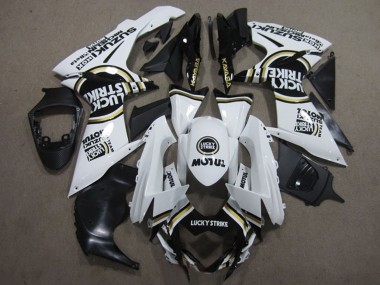 Wholesale 2011-2024 Suzuki GSXR 600 Motorcycle Fairings - White Black Motul Lucky Strike Canada