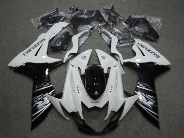 Wholesale 2011-2024 Suzuki GSXR 600 Motorcycle Fairings - White Glossy Black Canada
