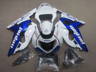 Wholesale 2001-2003 Suzuki GSXR 750 Motorcycle Fairings - White Blue Motul Jordan Canada