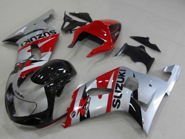 Wholesale 2001-2003 Suzuki GSXR 750 Motorcycle Fairings - Red Silver Black Canada