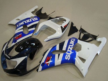 Wholesale 2001-2003 Suzuki GSXR 750 Motorcycle Fairings - White Blue Glossy Black Red Canada