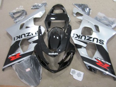 Wholesale 2004-2005 Suzuki GSXR 750 Motorcycle Fairings - Silver Glossy Black Red Canada