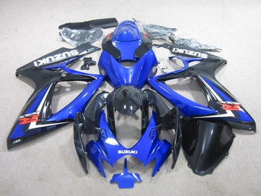Wholesale 2006-2007 Suzuki GSXR 750 Motorcycle Fairings - Blue Glossy Black Canada