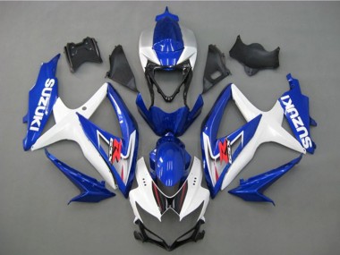 Wholesale 2008-2010 Suzuki GSXR 750 Motorcycle Fairing - White Silver Blue Black Canada