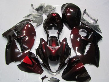 Wholesale 1996-2007 Suzuki GSXR 1300 Hayabusa Motorcycle Fairing Kits - Red Black Canada