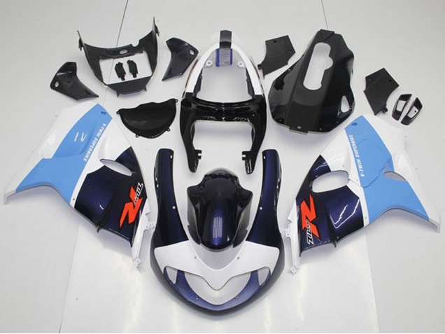 1998-2003 Suzuki TL1000R Motorcycle Fairings - White Light Blue Black Canada