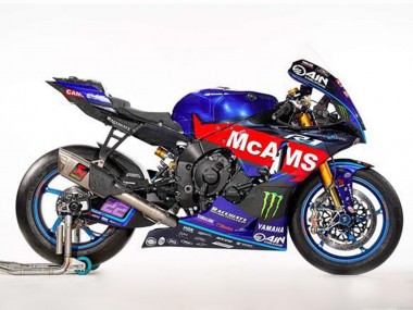 Wholesale 2002-2003 Yamaha YZF R1 Motorcycle Fairings - Blue Red McAMS Green Monster Canada