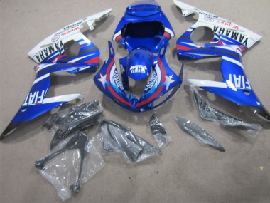 Wholesale 2002-2003 Yamaha YZF R1 Motorcycle Fairings - White Blue Red Motul Fiat Canada