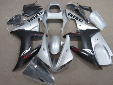Wholesale 2004-2006 Yamaha YZF R1 Motorcycle Fairings - Silver Matte Black Canada
