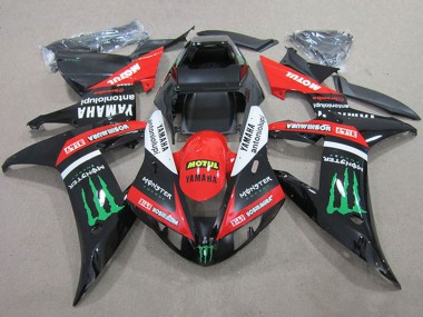 Wholesale 2004-2006 Yamaha YZF R1 Motorcycle Fairings - Red White Glossy Black Green Motul Monster Canada