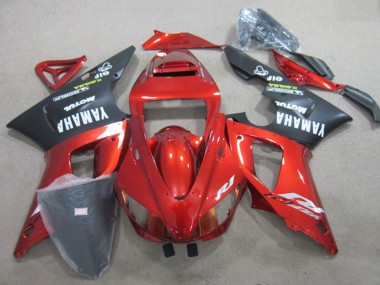 Wholesale 2009-2011 Yamaha YZF R1 Motorcycle Fairing - Red Matte Black Canada