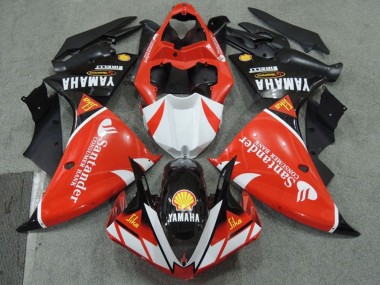 Wholesale 2009-2011 Yamaha YZF R1 Motorcycle Fairings - Red White Black Santander Red Canada