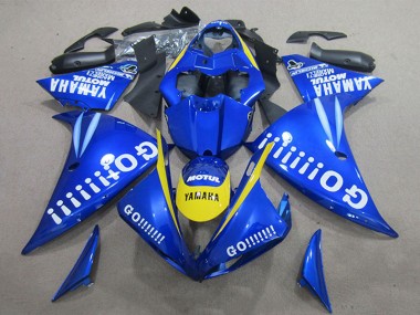 Wholesale 2009-2011 Yamaha YZF R1 Motorcycle Fairings - Blue Yellow White Go Canada