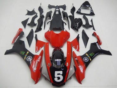 Wholesale 2015-2019 Yamaha YZF R1 Motorcycle Fairings - Red Black Green Monster 5 Canada