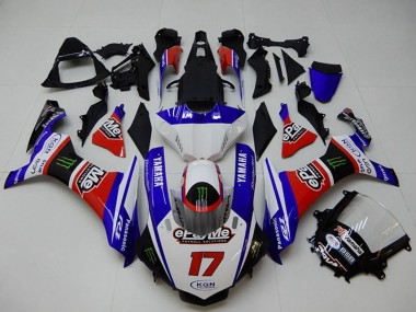 Wholesale 2015-2019 Yamaha YZF R1 Motorcycle Fairings - White Blue Red Black Green Monster Canada