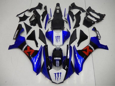 Wholesale 2015-2019 Yamaha YZF R1 Motorcycle Fairings - Blue White Black Red Monster Akropovic Canada