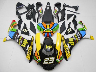 Wholesale 2015-2019 Yamaha YZF R1 Motorcycle Fairings - Yellow Red Blue Green HP Color Wheel 23 Canada