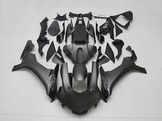 2015-2019 Yamaha YZF R1 Motorcycle Fairings - Matte Black Glossy Black Canada