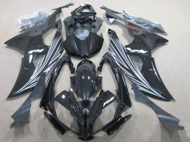 Wholesale 2008-2016 Yamaha YZF R6 Motorcycle Fairings - Glossy Black White Stripe Canada