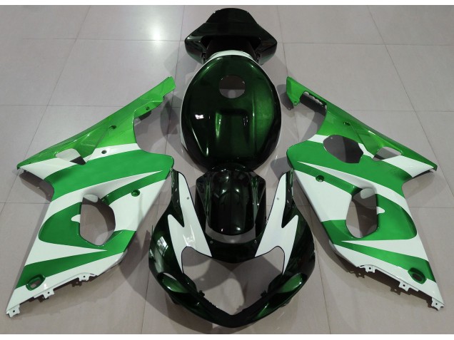 00-02 Deep Green GSXR 1000 Fairings
