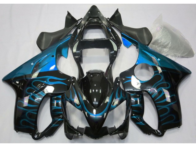 01-03 Light Blue Flame CBR600 F4i Fairings