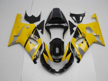 01-03 Yellow and Black GSXR 600-750 Fairings