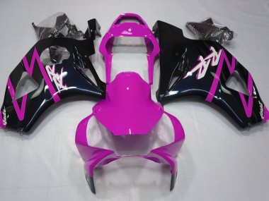 02-03 Gloss Black and Pink CBR954RR Fairings