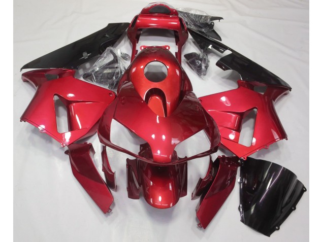 03-04 Candy Red Plain CBR600RR Fairings