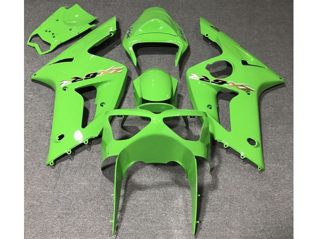 03-04 Light Green ZX6R Fairings