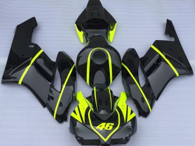 04-05 All Black and High Viz 46 CBR1000RR Fairings